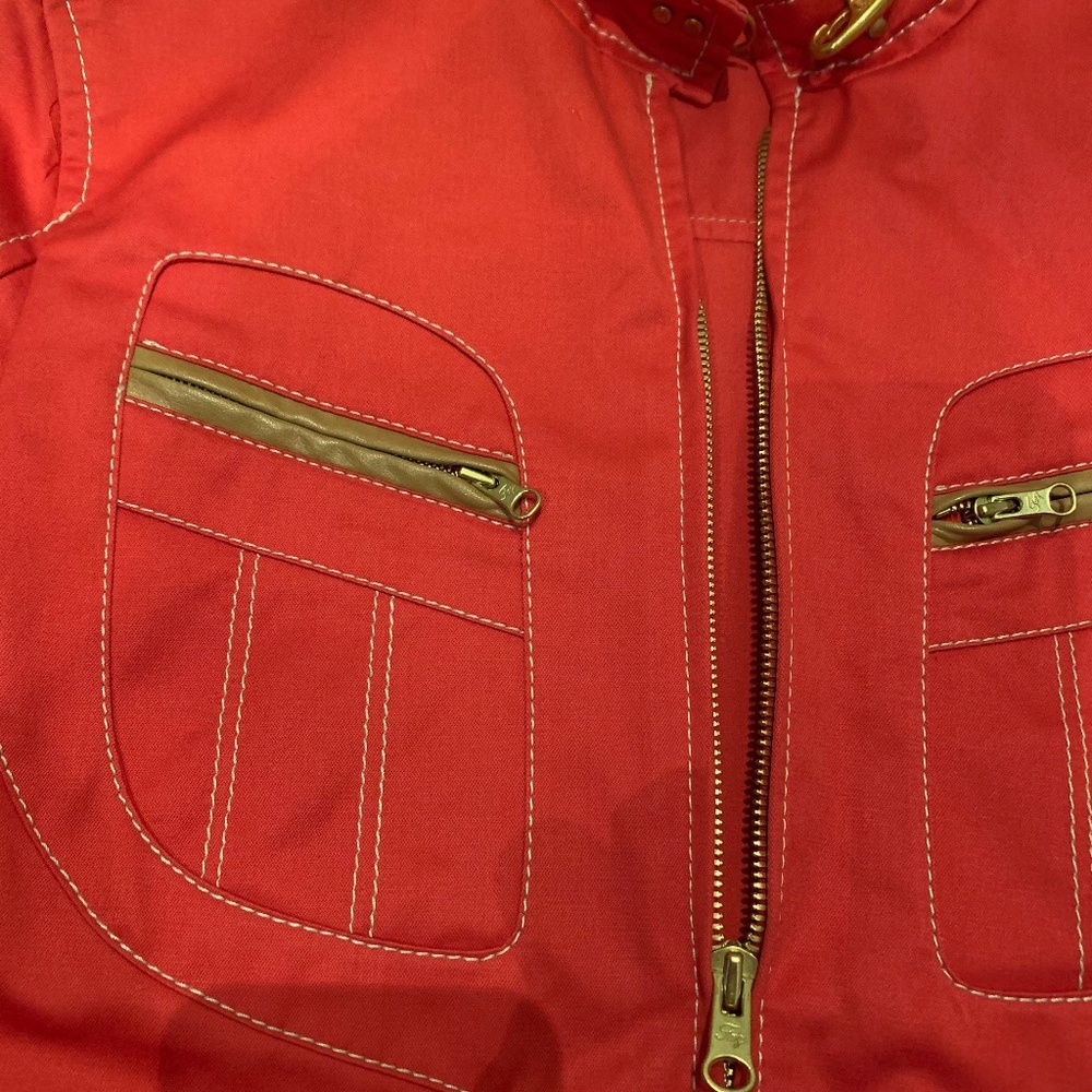 Ladies woven short Spring jacket - Picture 2 of 6
